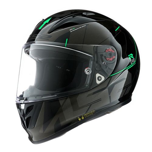 Casco LS2 323 Arrow R Evo Techno Negro / Gris / Verde