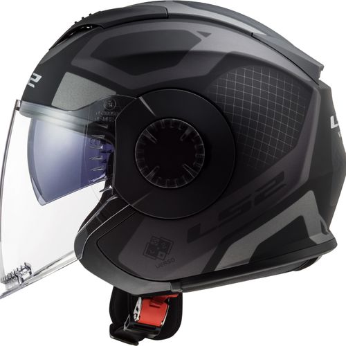 Casco LS2 Of570 Verso Marker Negro Titanium