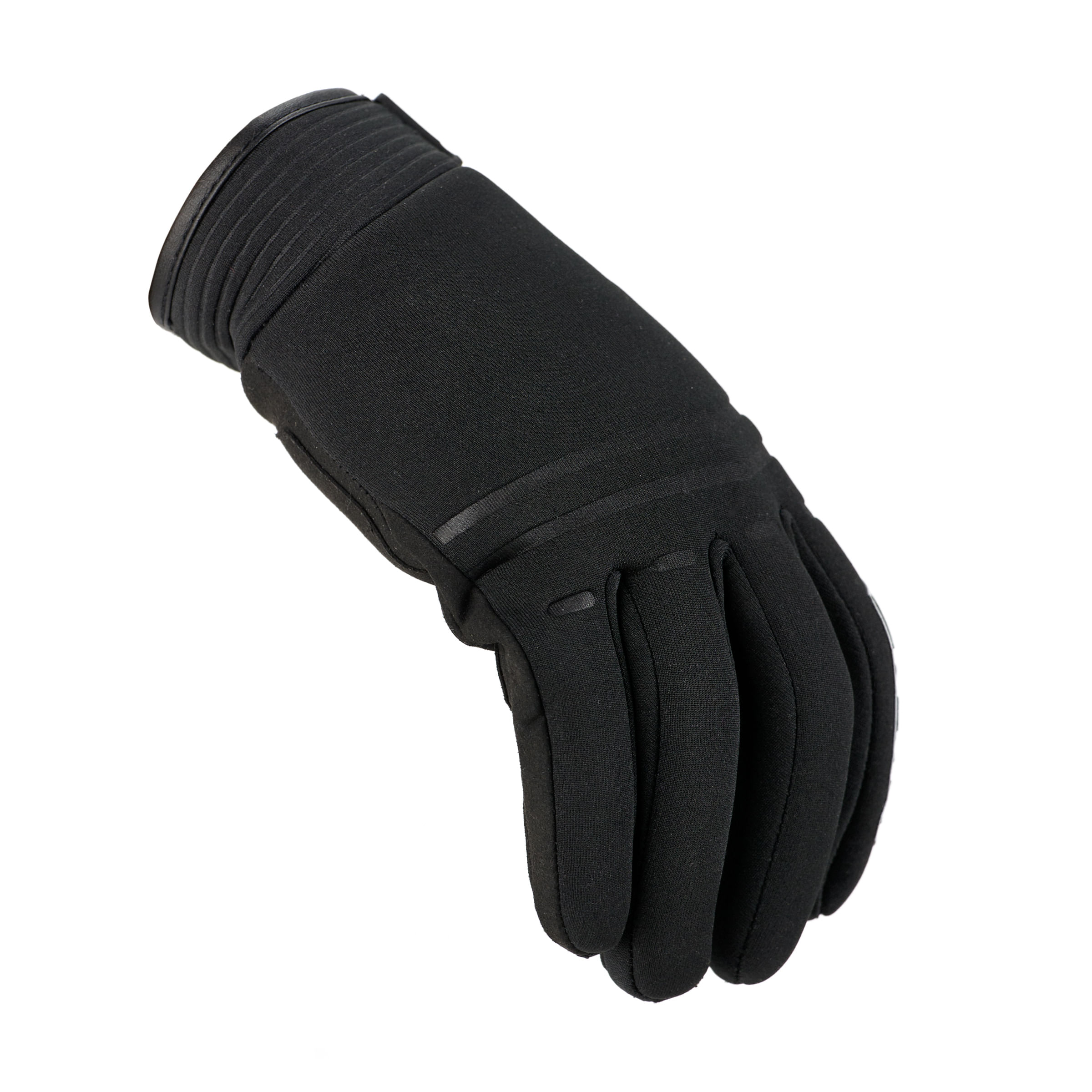 Guantes MAC Cuero Neoprene Atomic Negro - MAC HELMETS