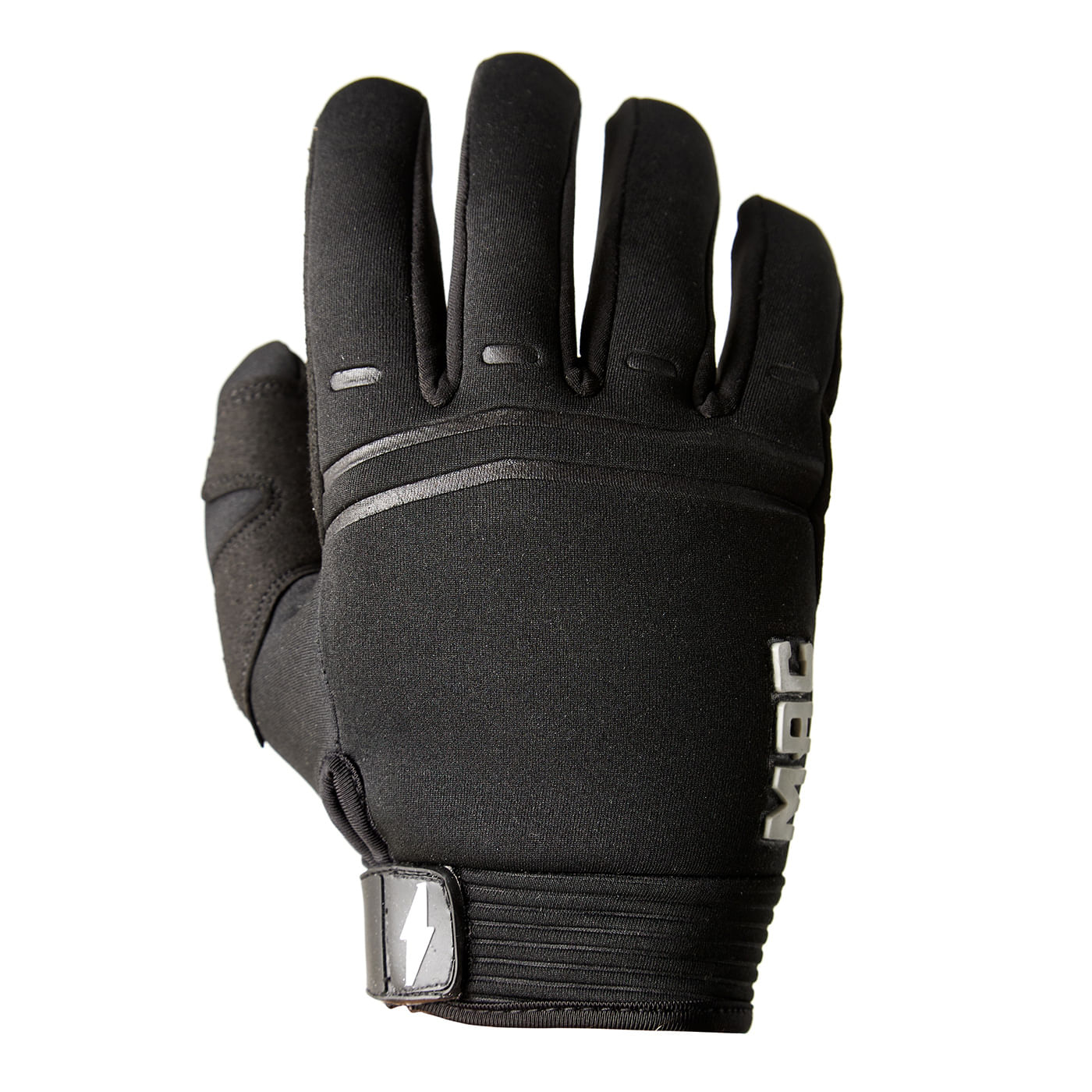 Guantes MAC Cuero Neoprene Atomic Negro - MAC HELMETS