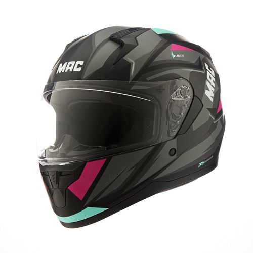 Casco MAC M67 Bass Taylor Gris / Rosa / Mate