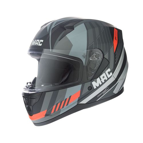 Casco Mac M67 Bass Weez Negro / Gris / Mate