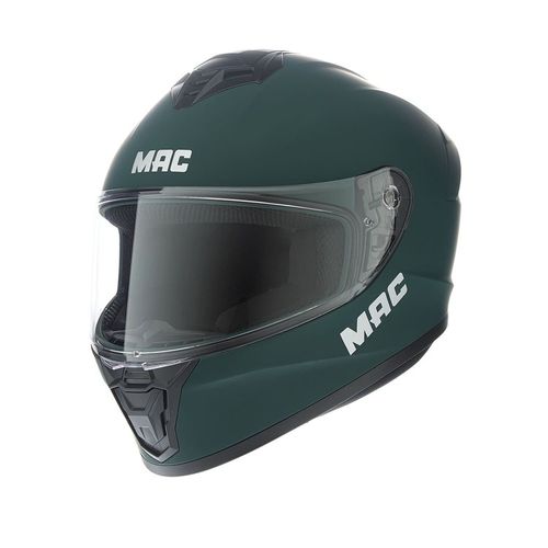 Casco Mac 801 Starter Solid Verde / Mate
