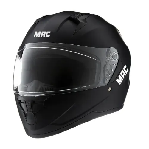 Casco MAC M67 Bass Solid Negro Mate