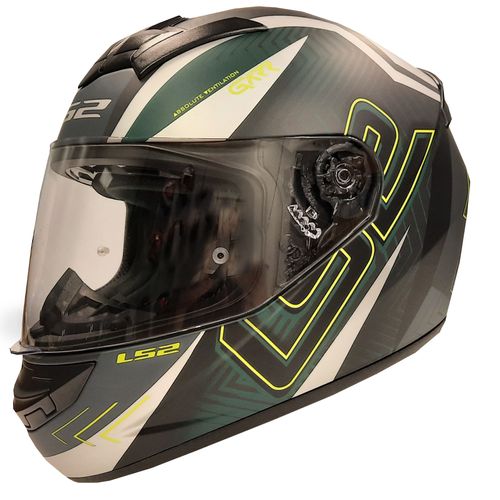 Casco Ls2 352 Rookie Garr Negro / Amarillo