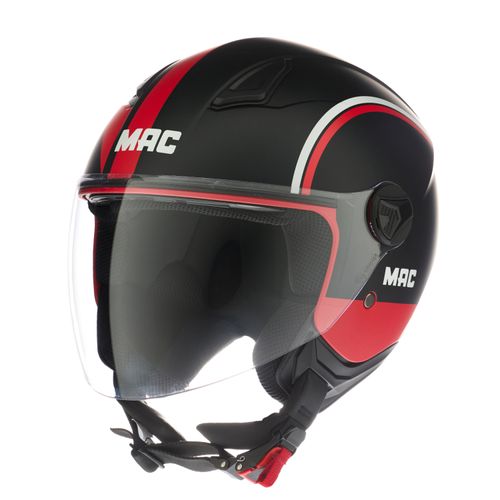 Casco MAC 721 Beat Five Negro / Plateado