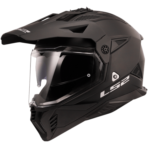 Casco LS2 702 Pioneer II Solid Negro / Mate