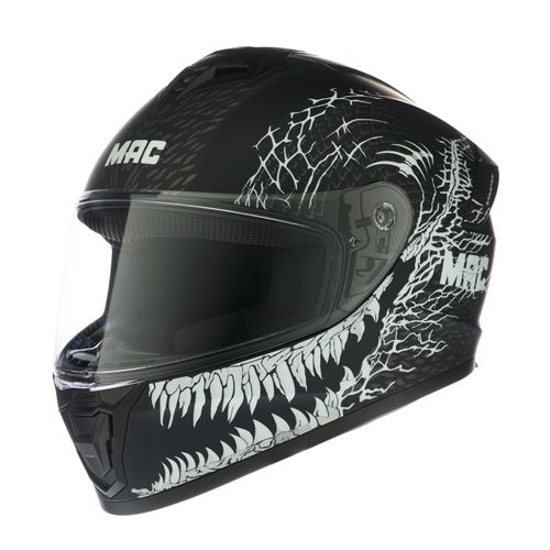 Casco MAC 801 Starter Craw Negro / Blanco / Mate