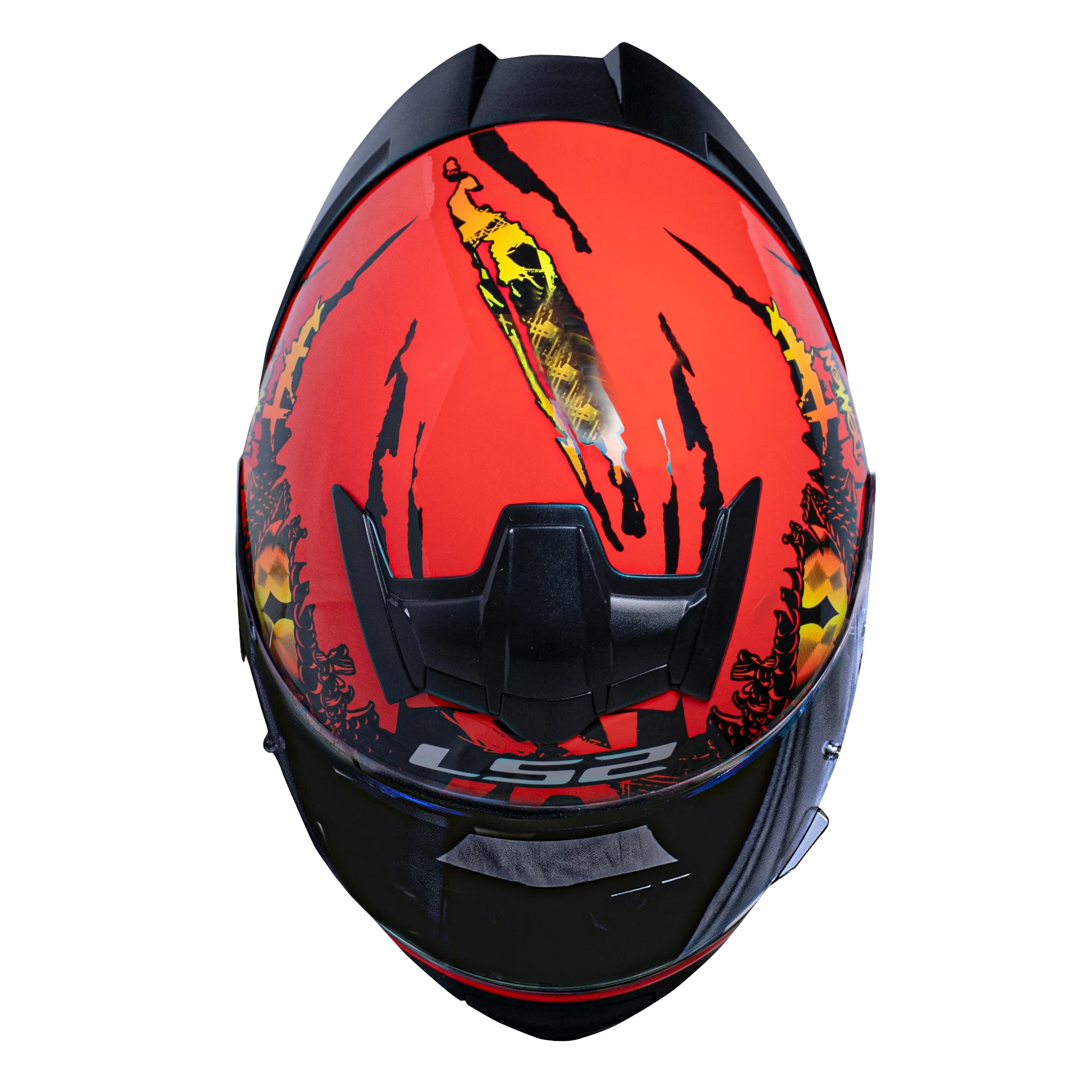 Casco LS2 352 Rookie Demon Rojo / Brillo - 921 Store