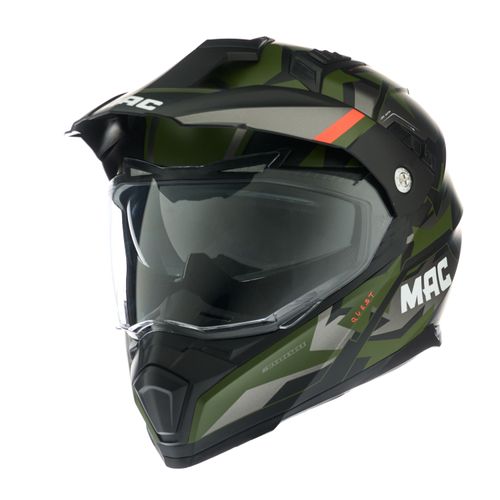 Casco MAC 060 Quest Polox Verde / Gris / Mate