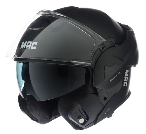 Casco MAC 628 Eclipse Solid Negro / Mate