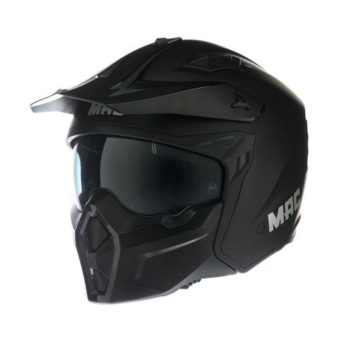 Casco MAC 001 Edge Solid Negro / Mate