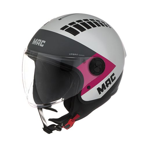Casco MAC 230 Addax Pyro Gris / Rosa / Mate