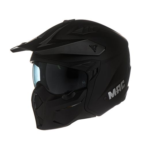 Casco MAC 001 Edge Solid Negro / Mate