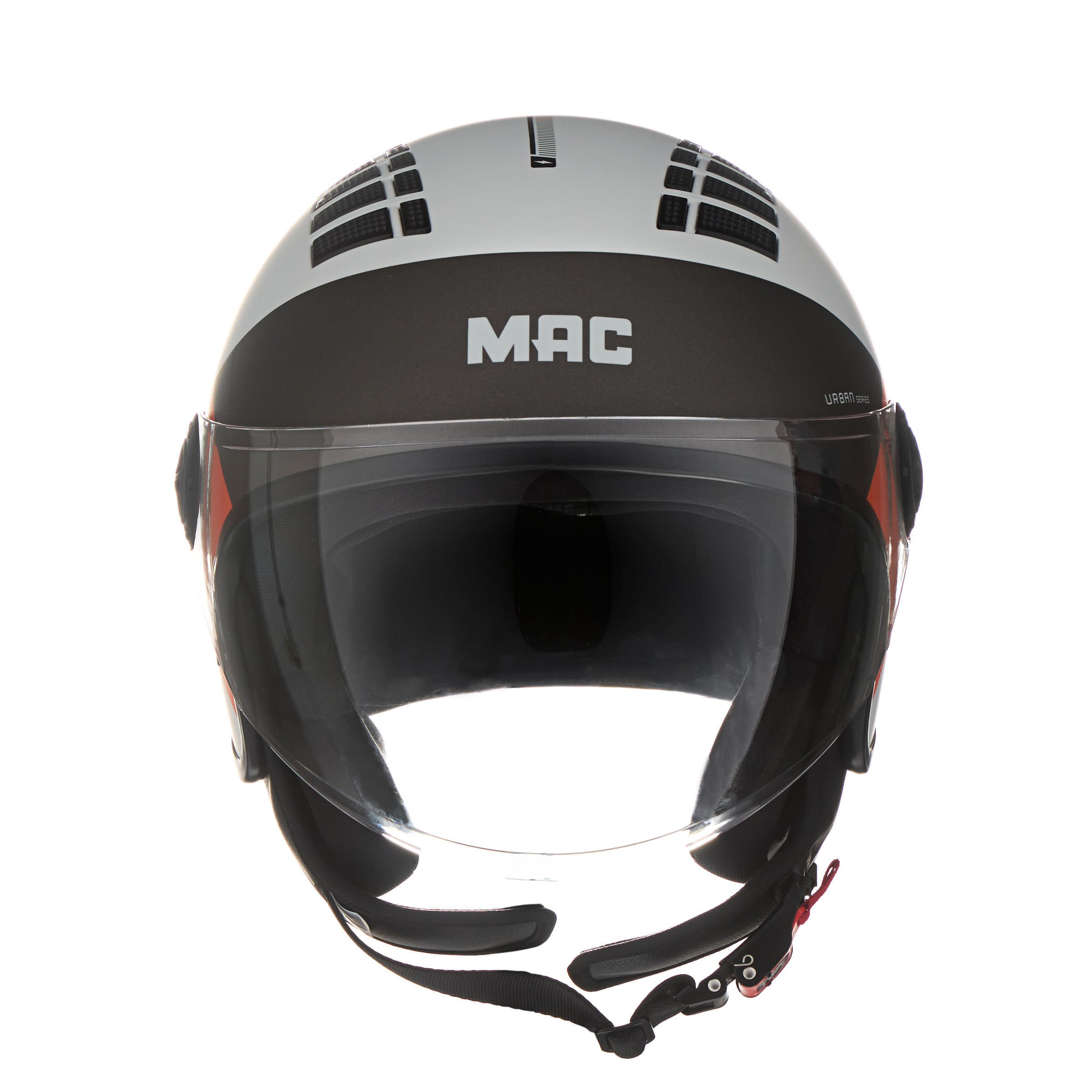 Casco MAC 230 Addax Pyro Negro / Naranja / Mate - 921 Store