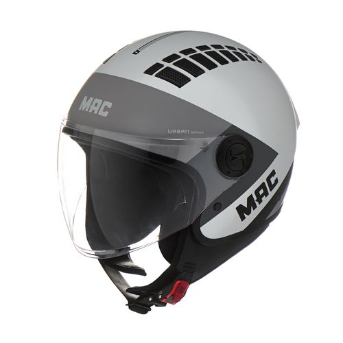 Casco MAC 230 Addax Pyro Negro / Gris / Mate