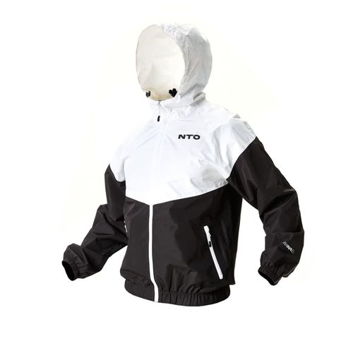 Campera NTO Wind Hombre Negra / Blanca