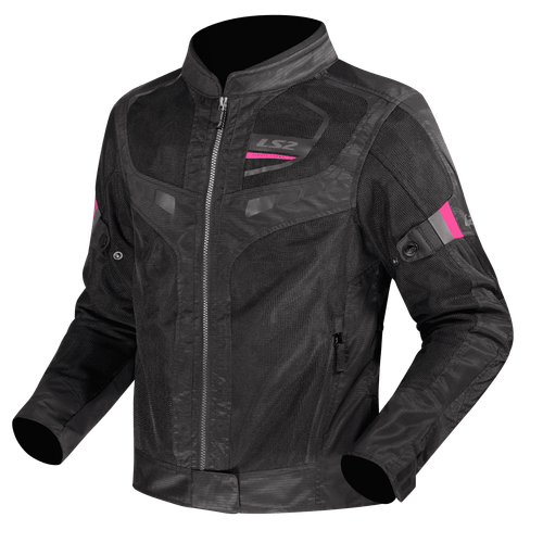 Campera Ls2 Garda Air Mujer Negra / Rosa