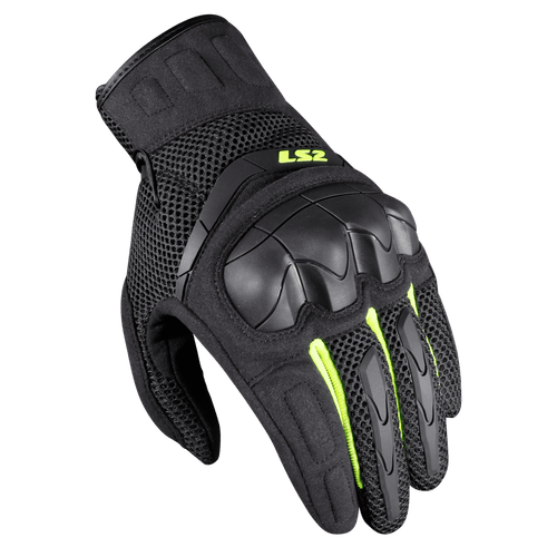 Guante Ls2 Kubra Hombre Negro / Amarillo